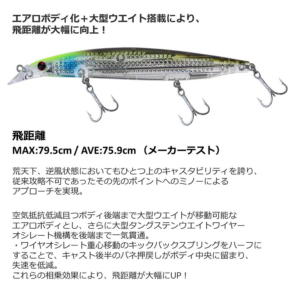 日本直邮大和 Shoreline Shiner Z Vertis R 125S 激光冲击 LI Ma - 图2