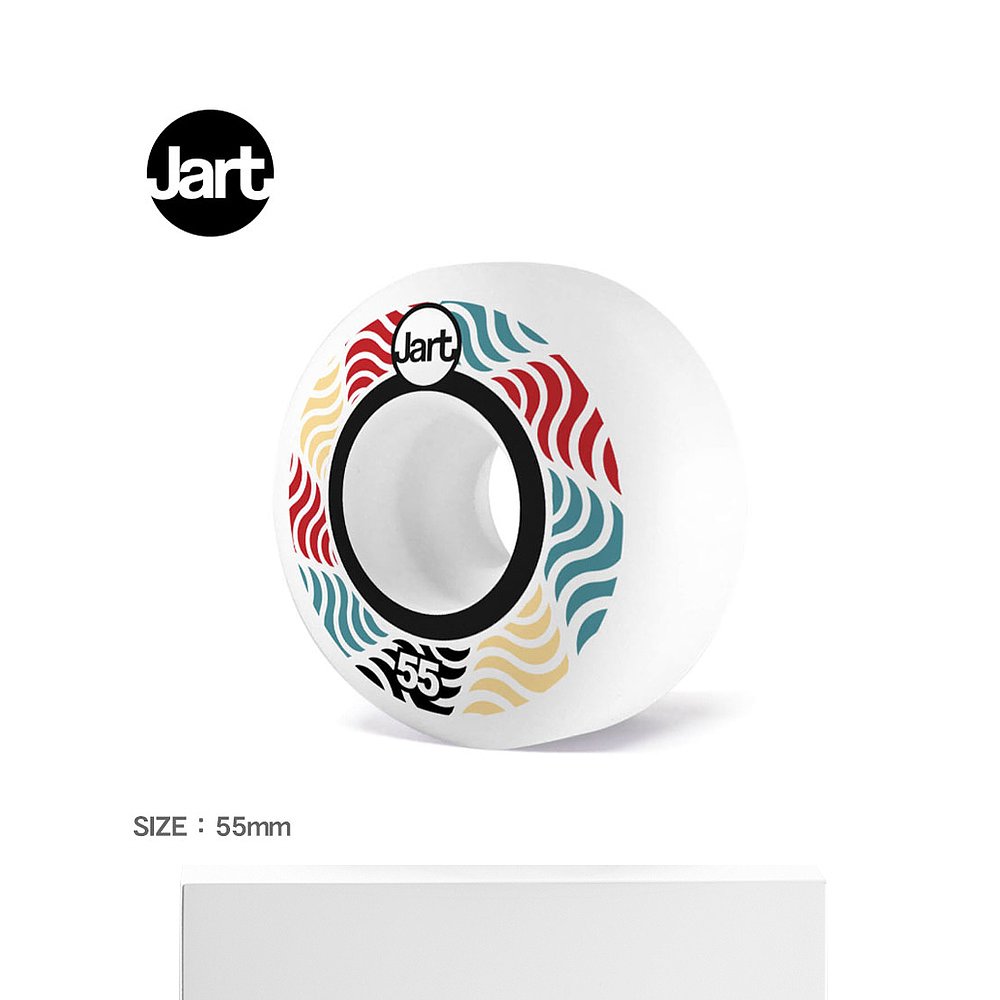 日本直邮JART 滑板轮 JART SKATEBOARDS SPIRAL 55mm 102A 轮组男 - 图3