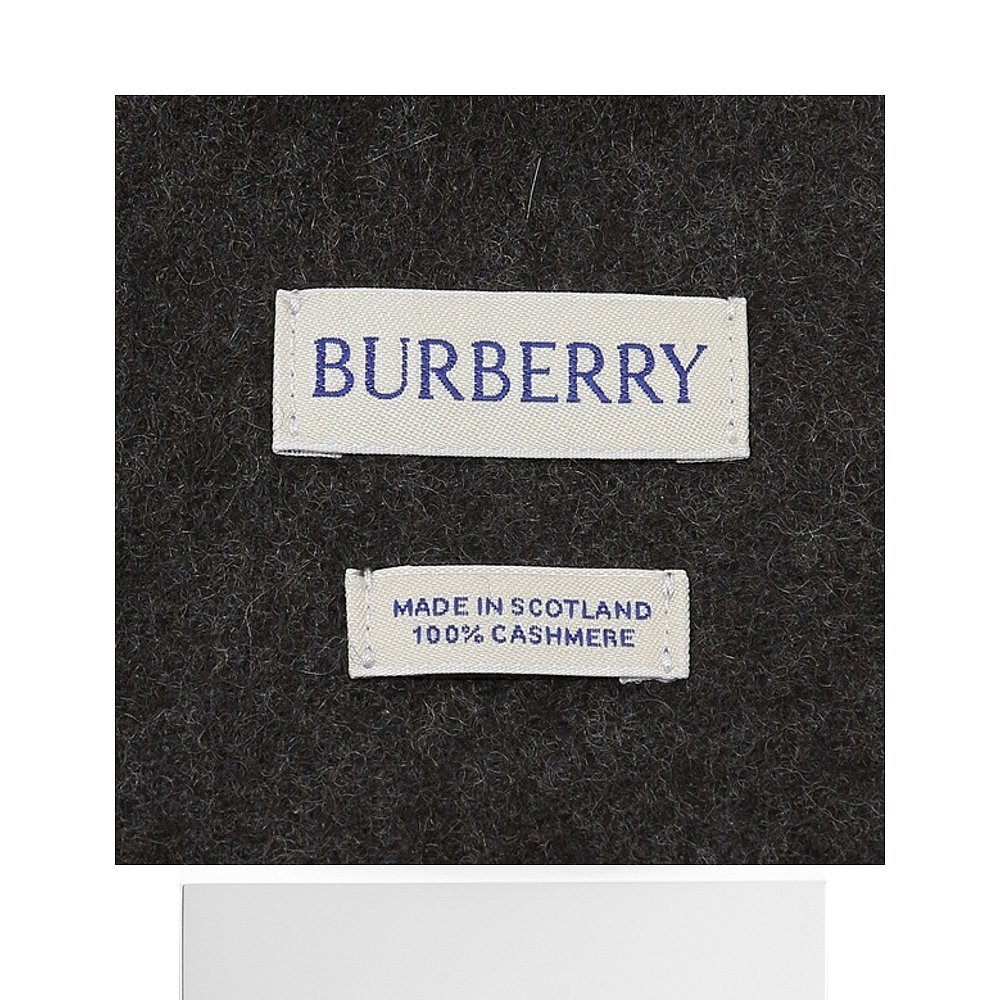 日本直邮Burberry 围巾灰色男女通用 BURBERRY 8077893 A1208