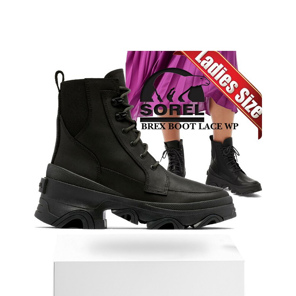 日本直邮SOREL BREX BOOT LACE WP BLACK JETNOIR JET nl4305-011 - 图3