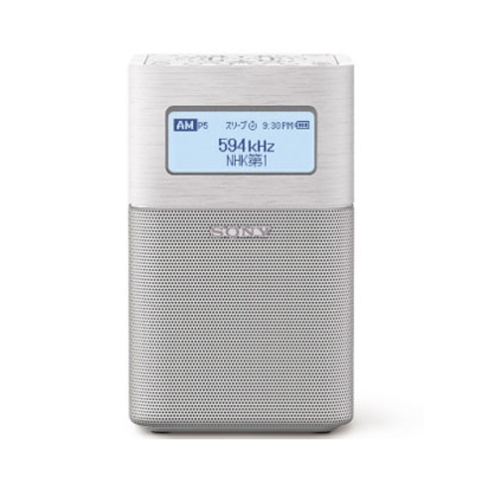 日本直邮SONY SONY SRF-V1BT-W（白色）FM/AM 家庭收音机 SRFV1BT - 图0