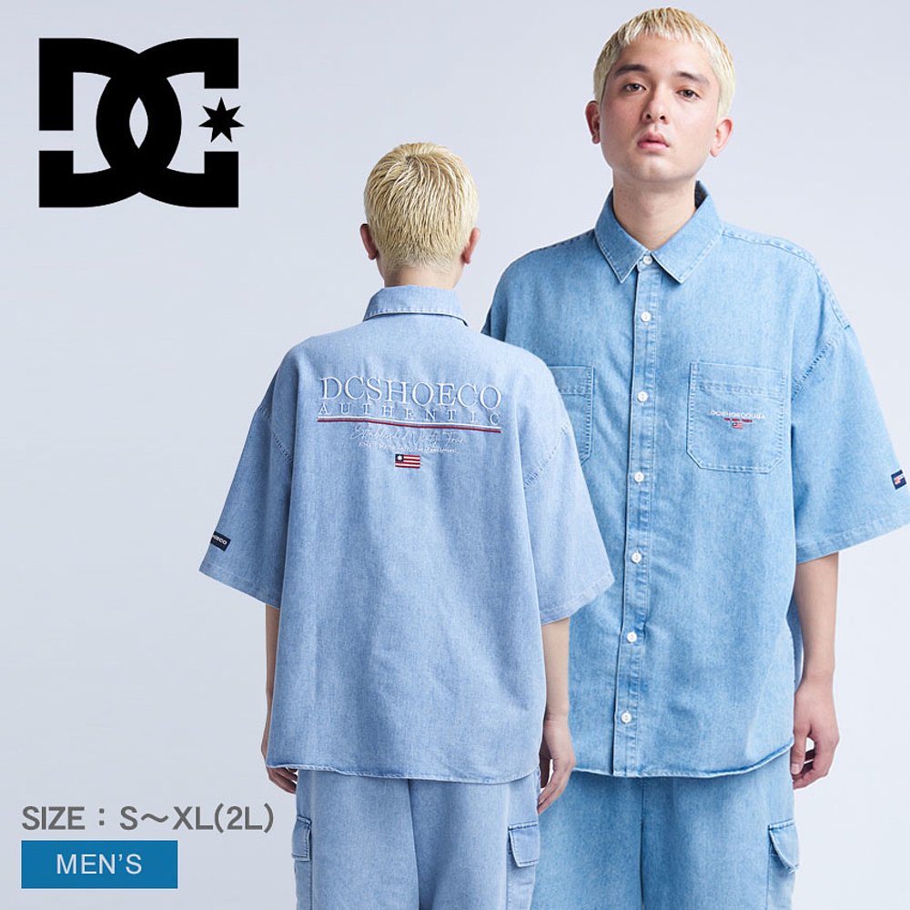 日本直邮DC Shoes 短袖衬衫男式 DCSHOECOUSA 23 WORKERS SS SHIR - 图2