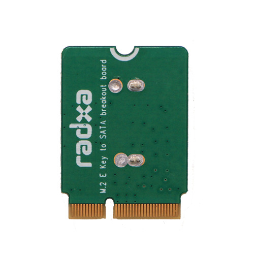 瑞莎 Radxa M.2 E 型转 SATA 板 适用于多款SBC及扩展板 - 图1