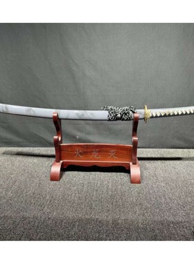 金属刀剑1095高碳钢纯铜居合冷兵器手工锻打一体日式指挥刀未开刃
