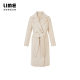 LIME莱茵轻奢高端羊驼毛长款大衣秋冬优雅赫本风双面羊毛呢外套