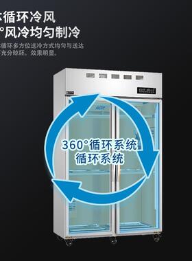 佰友智能烧腊风干机 双门不锈钢风干柜 烧鸭风干机 炸鸡店用烘干