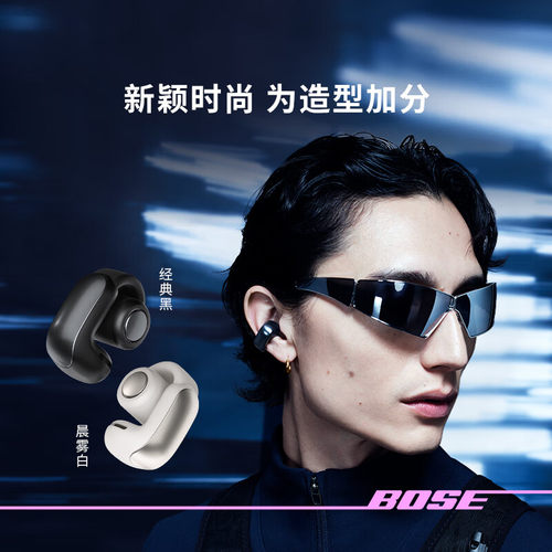 全新Bose Ultra开放式耳机无线蓝牙耳机挂耳式空间音频不伤耳-图3