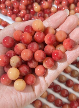 新品樱桃洛飘花天然菩提子圆珠