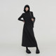 Wu Tongtong high collar straight long sleeve bottoming dress