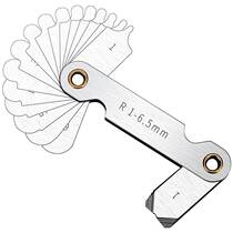 Stainless steel rgauge full range of high-precision radius gauge plate R angle gauge ruler arc rounded angle measuring tool Arc Ruler