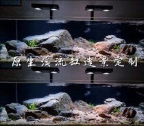 Native streams Cylinders Creek with Lingqi Natural streams Stone Original design Fish tank View Stone packages
