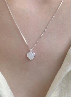 冰糖爱心心形项链送女友礼物