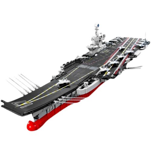 2024新款巨大型航空母舰拼装福建舰高难度航母儿童玩具男孩子礼物 - 图3