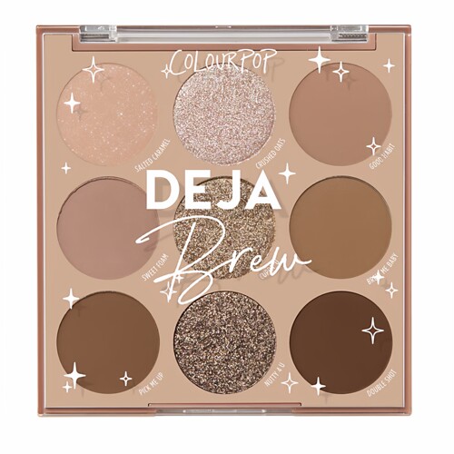 COLOURPOP（美国）Deja Brew九色燕麦奶茶盘温柔自然日常眼影盘 - 图0