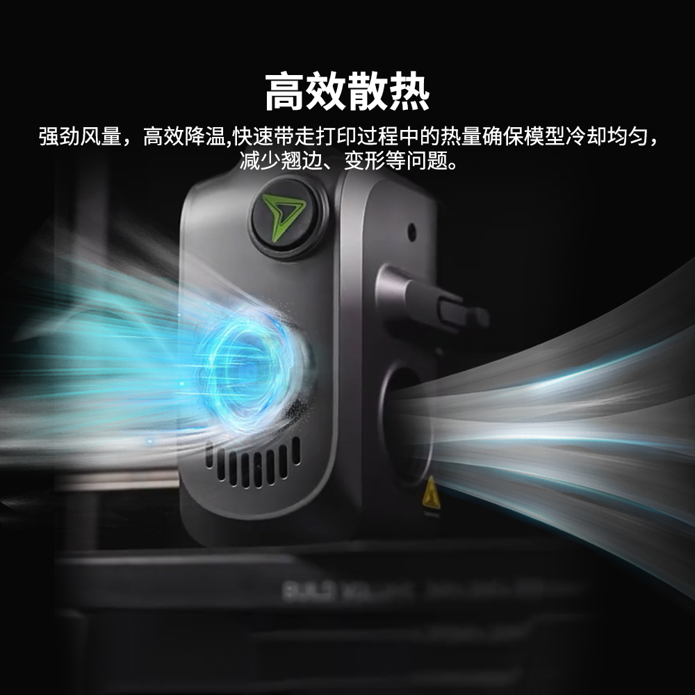 3D打印机配件创想Hi系专用5015双滚珠轴承散热鼓风风扇24V10000转 - 图1