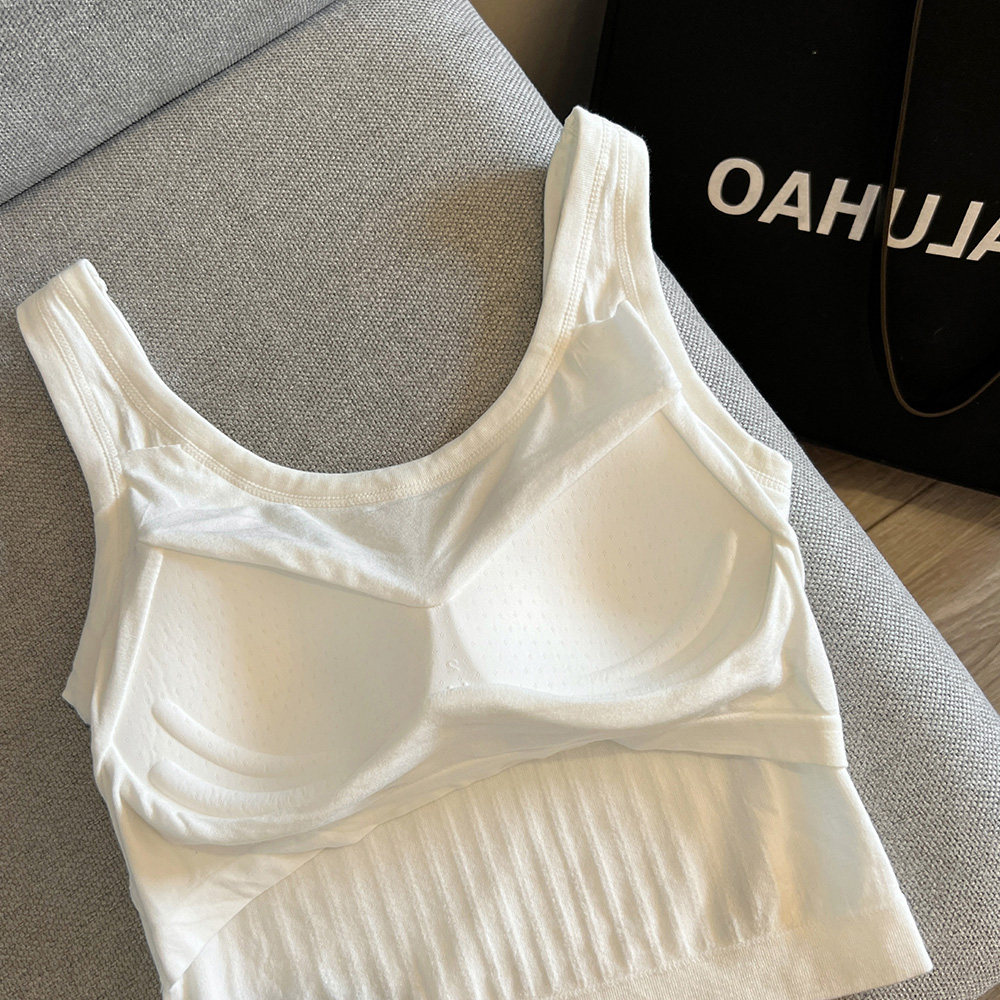 夏季带胸垫白色吊带小背心女西装内搭字母竖条纹休闲运动短款上衣,淘宝优惠券,粉丝福利购,淘宝优惠卷