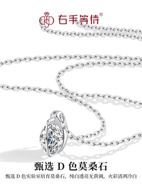 右手等待星际项链s925银轻奢时尚锁骨链百搭日常项链节日礼物