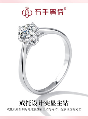 s925银花冠戒指送女友礼物