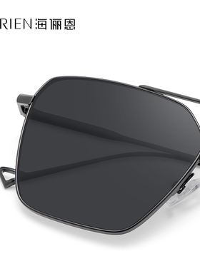海俪恩飞行员式男女通用双梁墨镜
