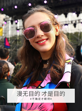 圆脸墨镜海俪恩偏光高级女