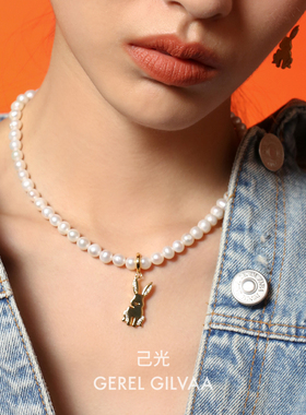 项链GERELGILVAA/己光铜镀18k金