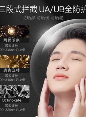 JWE爵威尔男士防晒霜不油腻