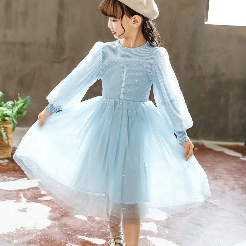 女童春秋连衣裙2024新款小女孩洋气公主裙儿童春冬季甜美风仙女裙,淘宝优惠券,粉丝福利购,淘宝优惠卷