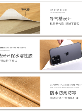 【进口高端木纹】家具翻新贴纸