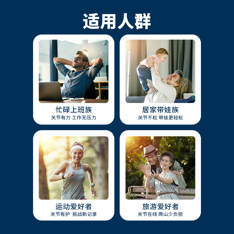 美国进口MoveFree益节绿瓶氨糖软骨素维骨力中老年关节氨糖骨胶原 - 图0