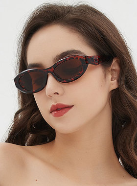 英国coopkoop个性椭圆辣妹欧美遮阳防紫外线小众墨镜时尚高级感