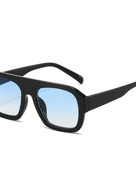 英国coopkoop新款单梁大框方形时尚高级感太阳镜男女ins潮流墨镜