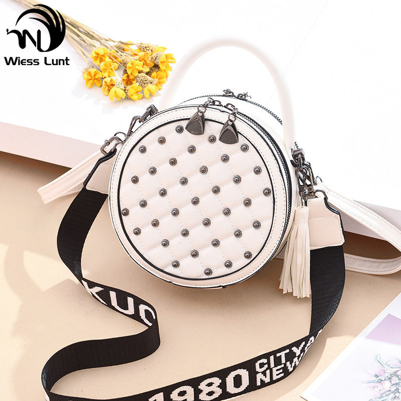 港风小女2020新款韩版流苏斜挎小包 威斯伦特女士包袋