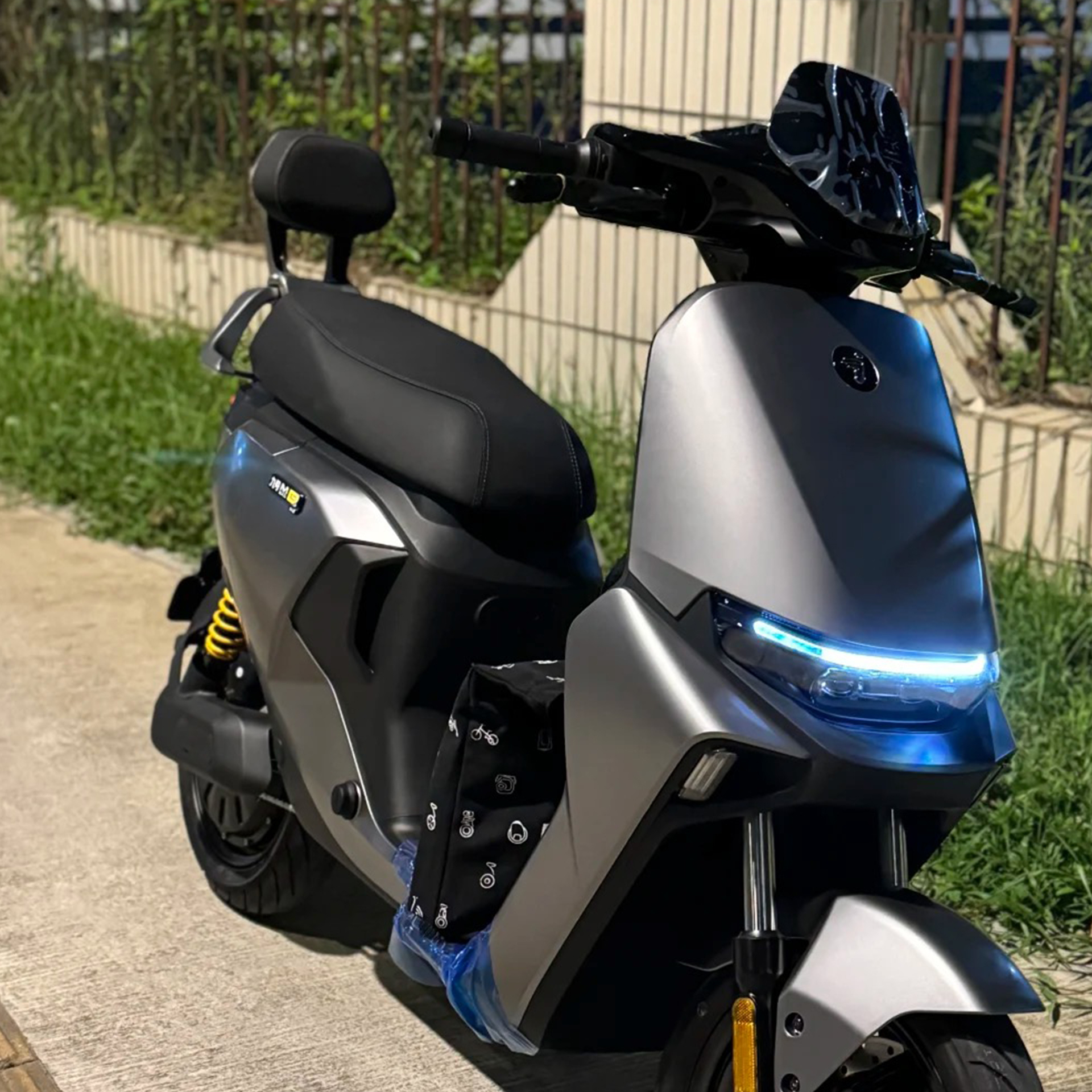 适用于九号电动车后座靠背机械师MMAX110MK2铝合金后靠背改装配件 - 图0