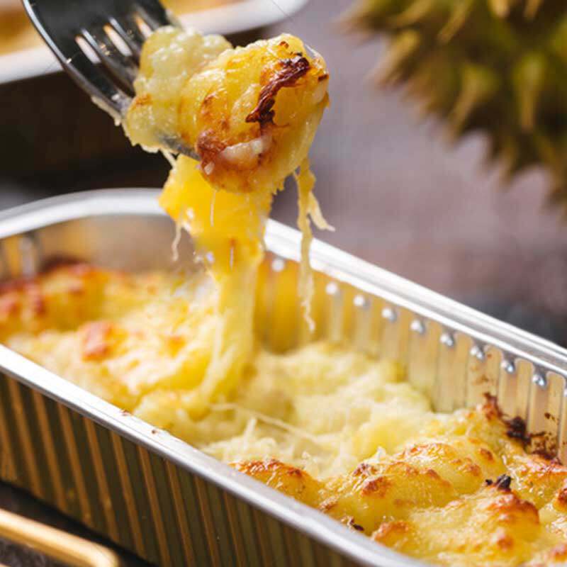 芝士焗烤榴莲半成品焗红薯商用135g*4盒烤箱空气炸锅食材懒人速食