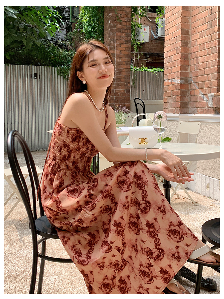 MLJ2024夏装新款吊带裙长款显瘦女气质百搭温柔连衣裙_小懒猫美衣1号店_女装/女士精品-第1张图片-提都小院