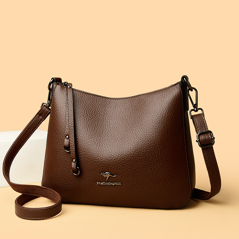 真皮斜挎包包女士大容量女包2026新款高级感头层牛皮妈妈包单肩包,淘宝优惠券,粉丝福利购,淘宝优惠卷