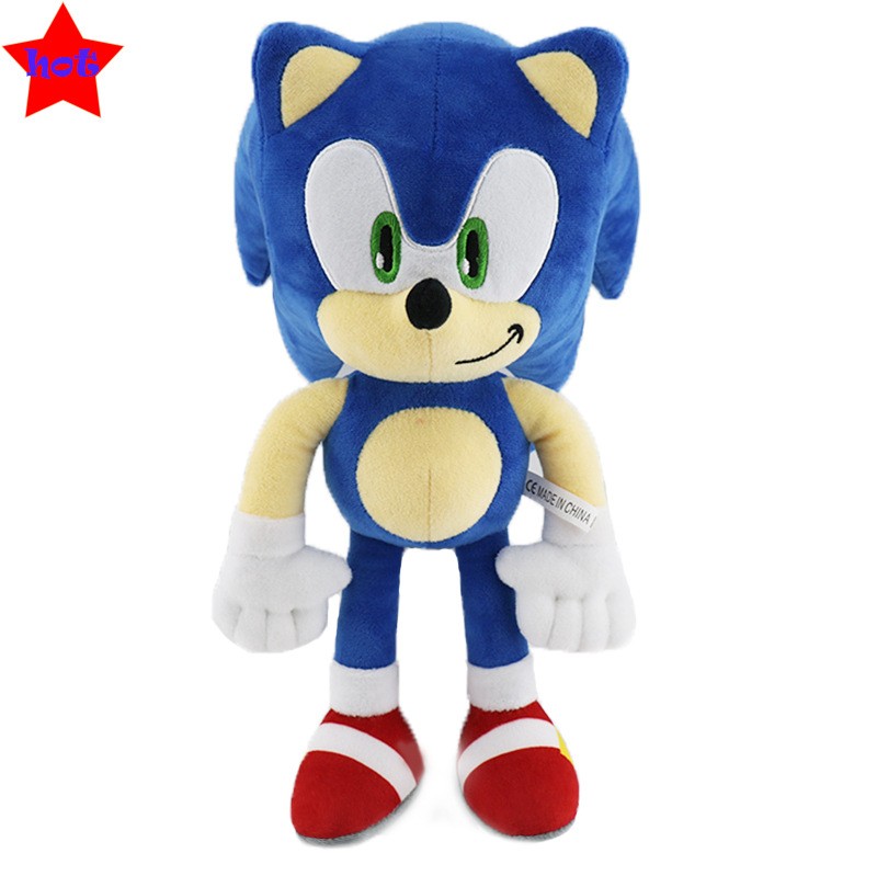 Sonic The Hedgehog 刺猬索尼克 毛绒公仔 电影游戏周边 儿童玩具 - 图0