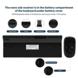 Беспроводная клавиатура, мышка, комплект, ноутбук для офиса, Испания, 4G