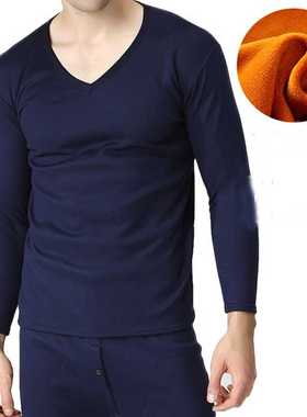 Winter men's plus size plus velvet thick thermal underwear s