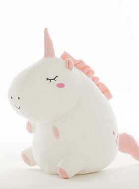 25cm unicorn plush toy fat unicorn doll cute animal stuffed