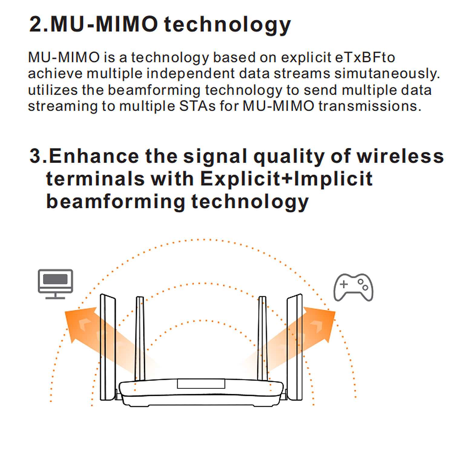 PIXLINK WiFi 6 Router 1800Mbps Smart Dual Band 802.11ax Wire - 图0