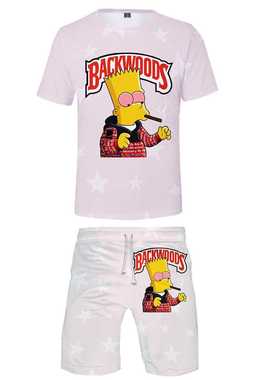 Funny Foods Backwoods Honey Berry Two Pieces Sets Men 3D T S