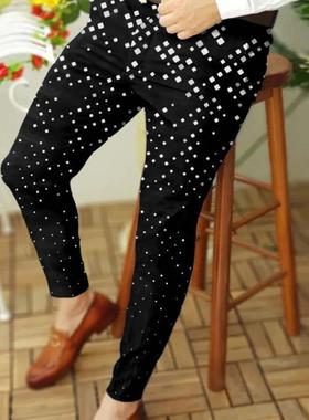 2022 New Men's Clothing Mid-Waist Deep Crotch Straight Casua