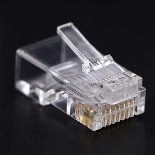50 PCS RJ45 CAT5 CAT5e CAT6 Plug Adapter Crystal Network Mod - 图2