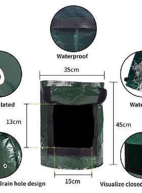 10 Gallon Plant Grow Bags-6 Packs Fabric Grow Pots For