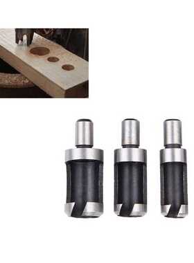 14 Pcs Wood Plug Hole Cutter Chamfered Plug Cutter Drill Bit