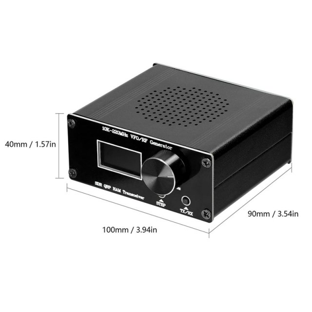 20K-220Mhz Superheterodyne Receiver SDR HAM QRP Transceiver - 图0