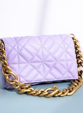 Branded Women's Shoulder Bags 2020 Thick Chain Quilted