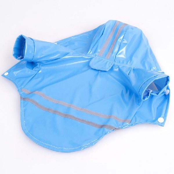 Pet Rain Coat S-XL Hoody Waterproof Jackets PU Raincoat for - 图0