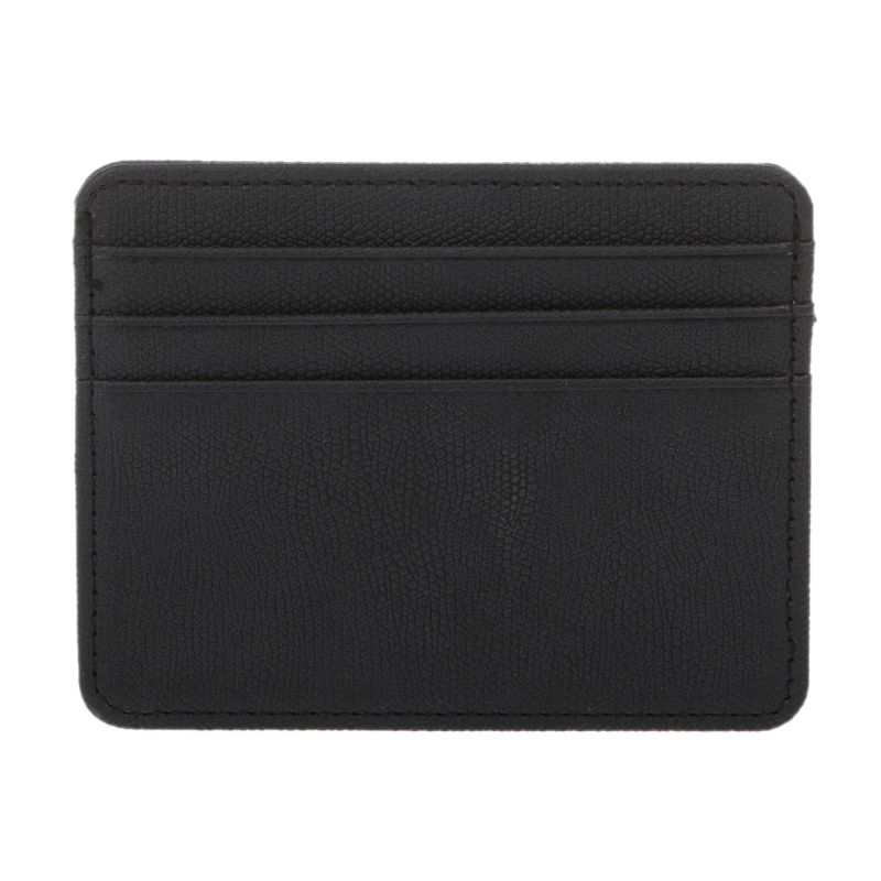 THINKTHENDO Card Holder Slim Bank Credit Card ID Cards Coin - 图0